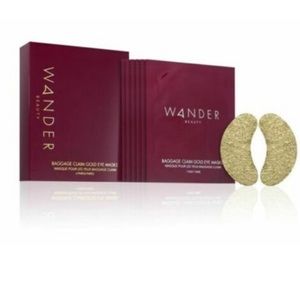 Wander Beauty Baggage Claim Gold Eye Masks NEW